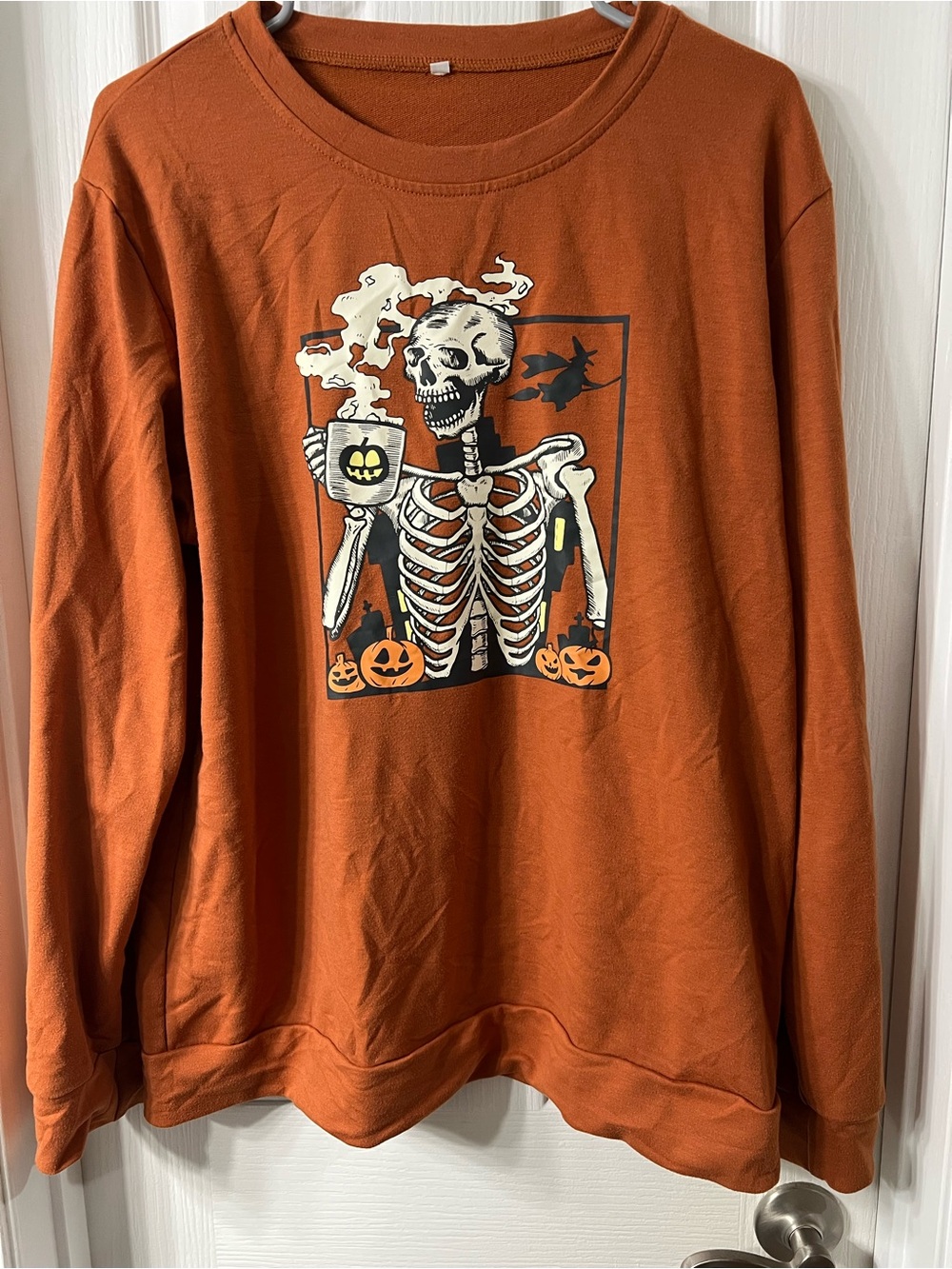 Woman’s Halloween Skeleton Sweatshirt